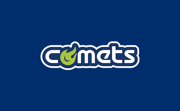 Secondary Comets logo on navy - click to download
